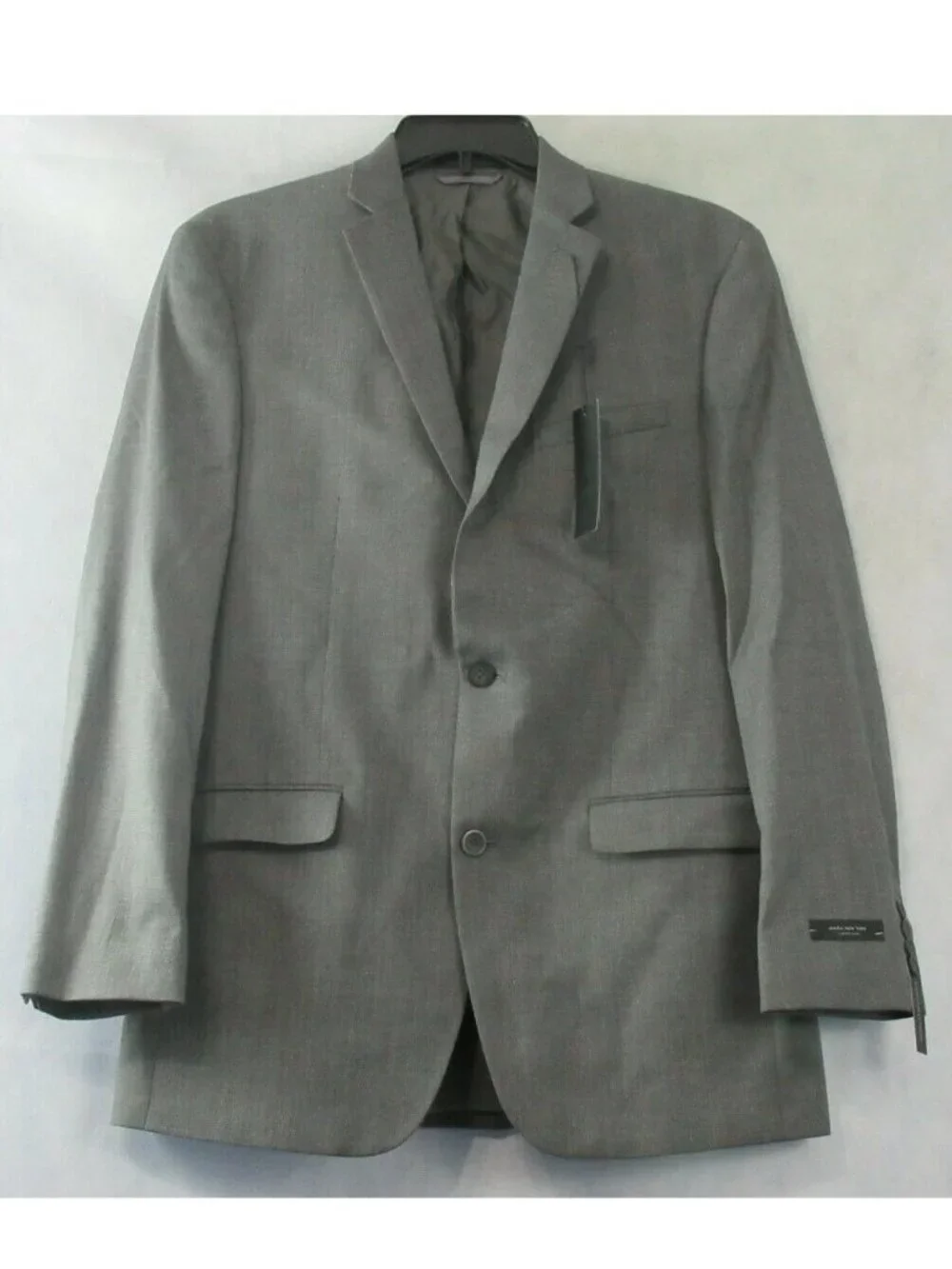 Marc New York Men's Classic-Fit Gray Glen Plaid Suit Jacket, 40L / 40 Long